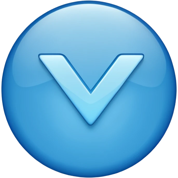 Verificado azul emoji