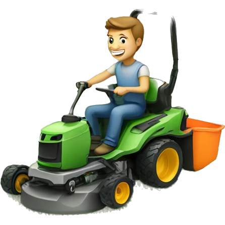 Mow lawn emoji
