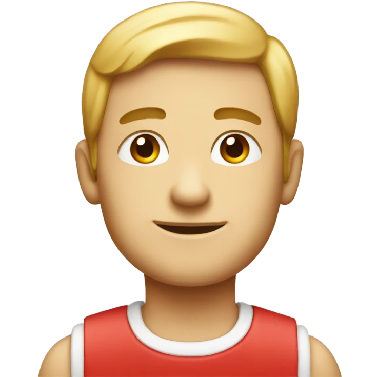 Create a white square emoji with a red S inside emoji
