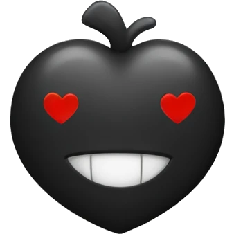Corazón negro roto emoji