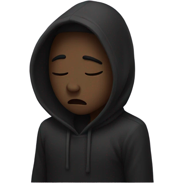 Black  heart crying  emoji