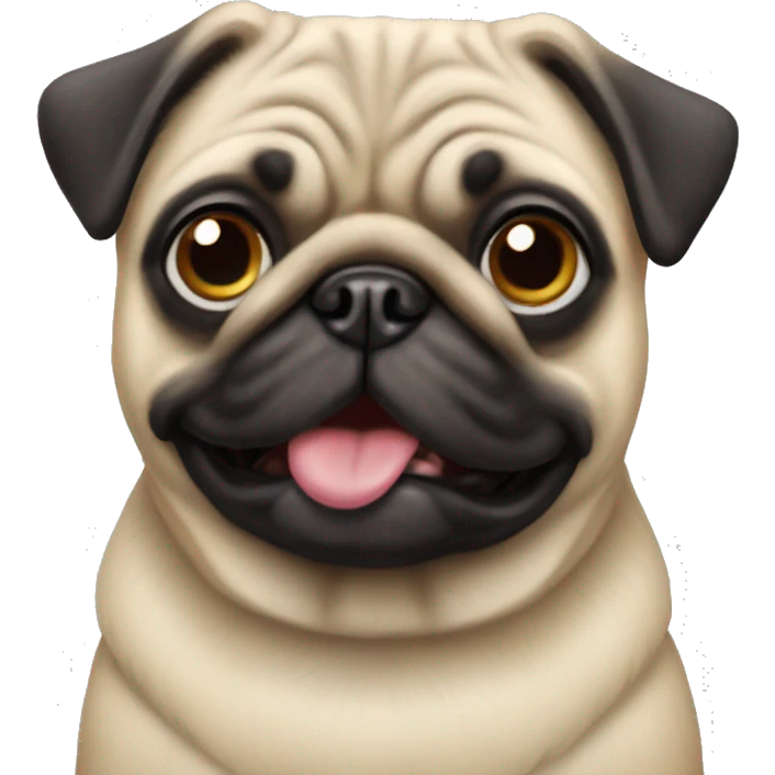 Pug dog emoji