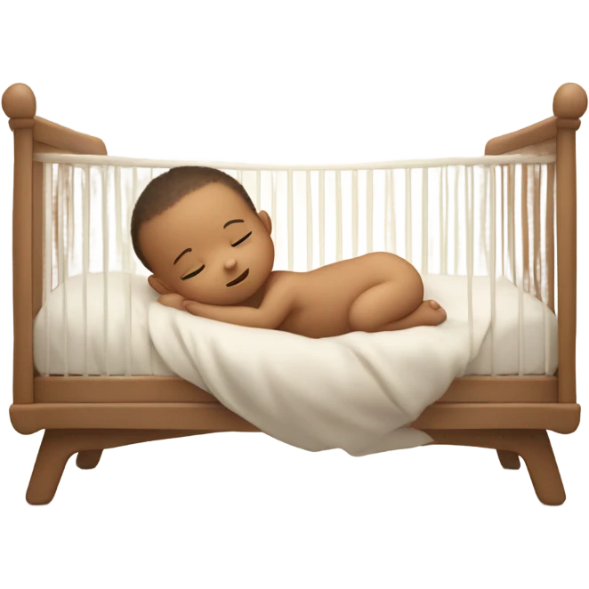 Baby in a crib  emoji