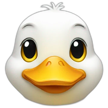 cute duck as software developer emoji