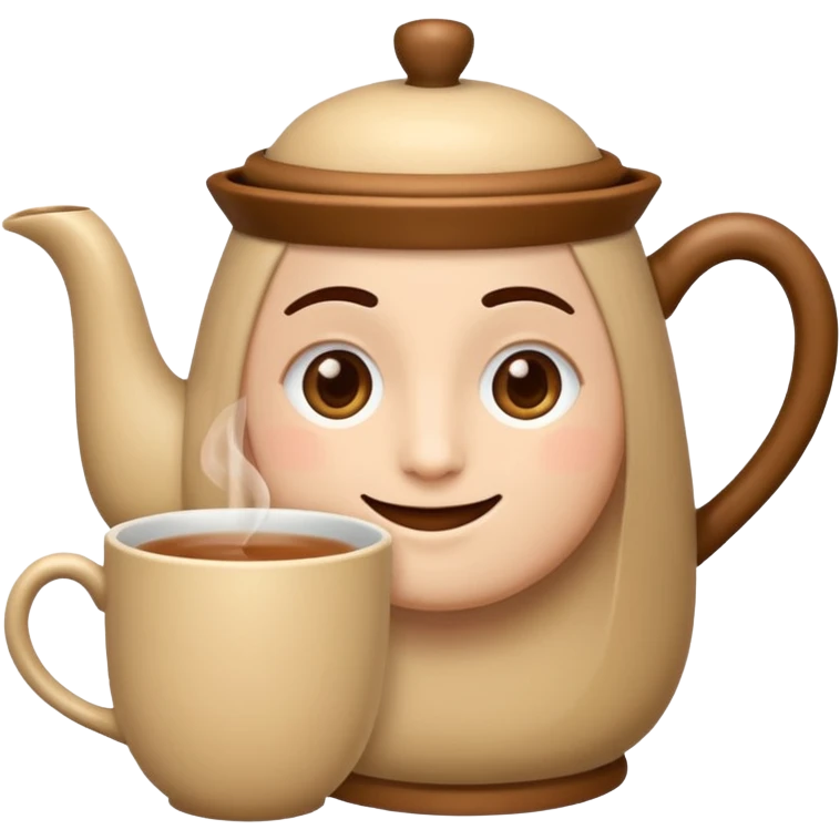 Face doing tea emoji  emoji