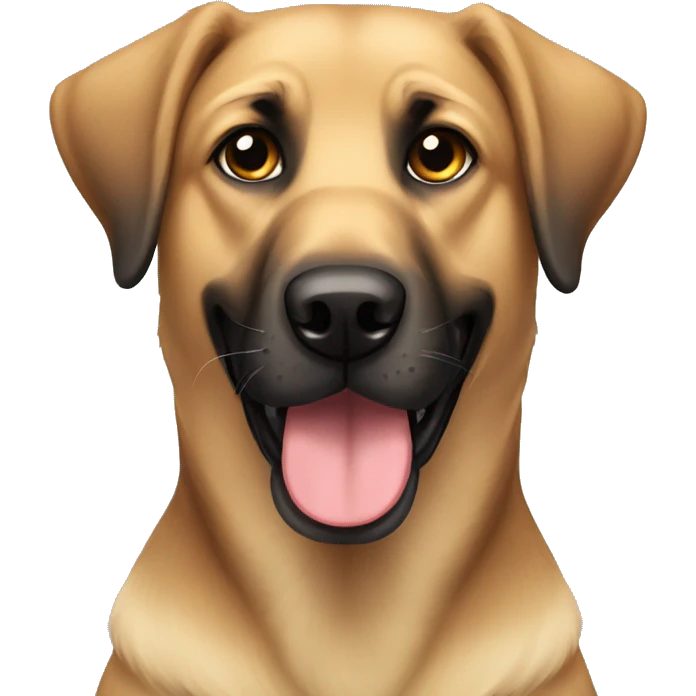 Labrador x German Shepard dog emoji