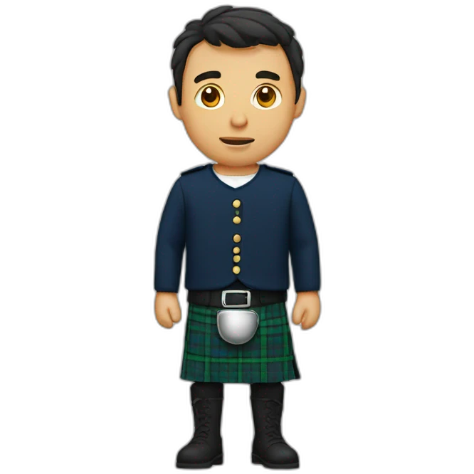 Scottish straight emoji