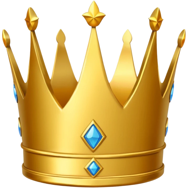 premium logo crown simple emoji