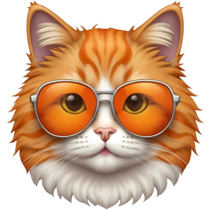 Cat wearing sunglasses emoji