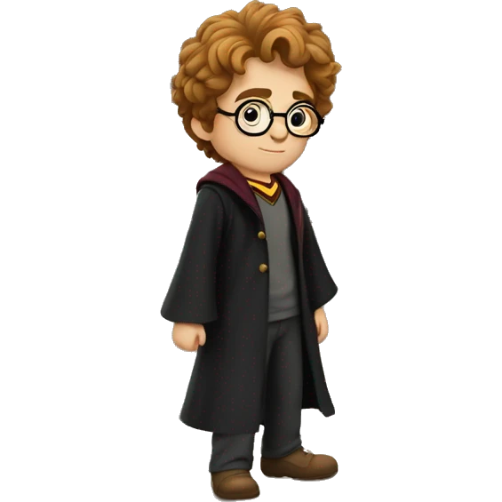 harry potter making a step downstairs emoji