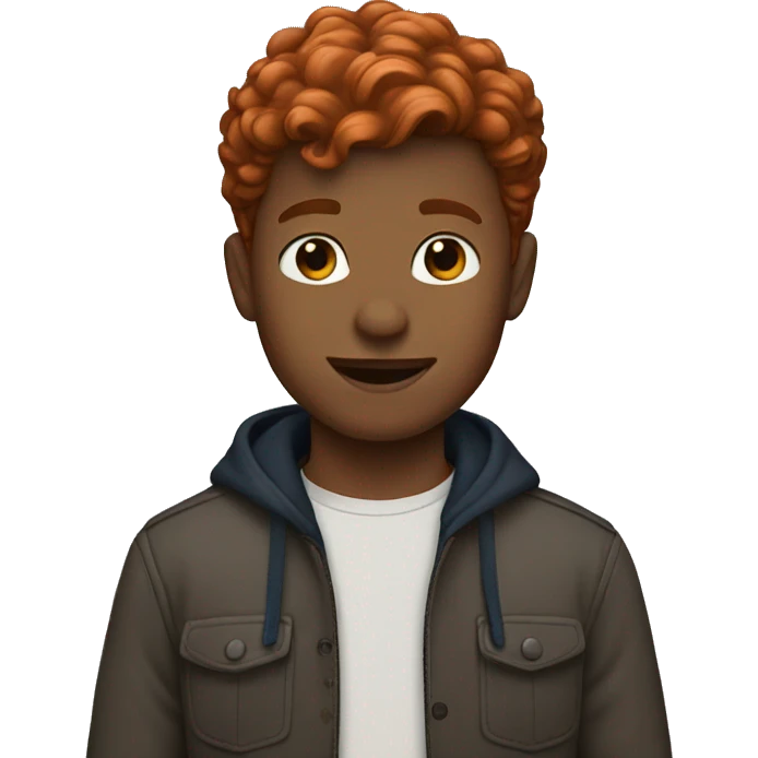 Auburn haired boy emoji