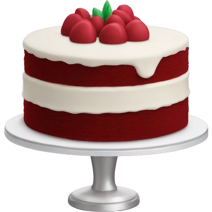 red velvet cake emoji