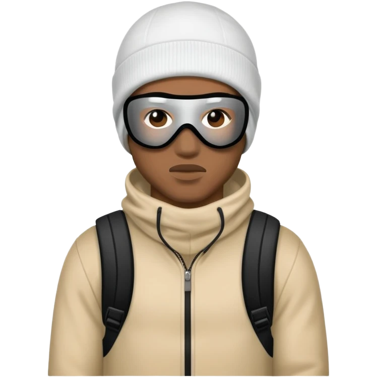 rapper with a ski mask emoji