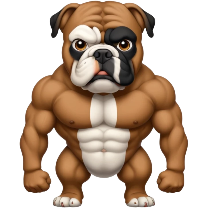 black bulldog Y3 emoji