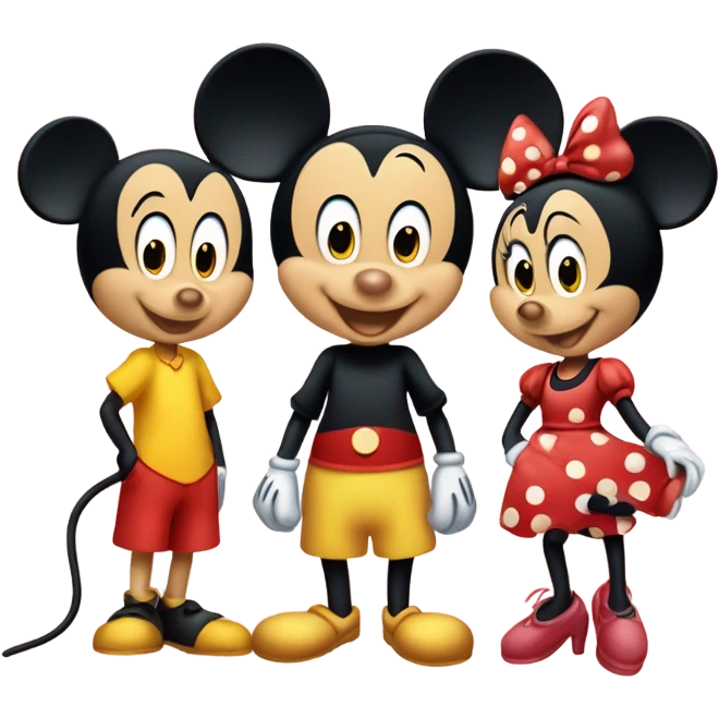 Mickey and Minnie Mouse emoji