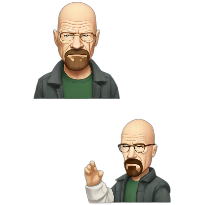 Walter White arguing with Jessy pinkman emoji