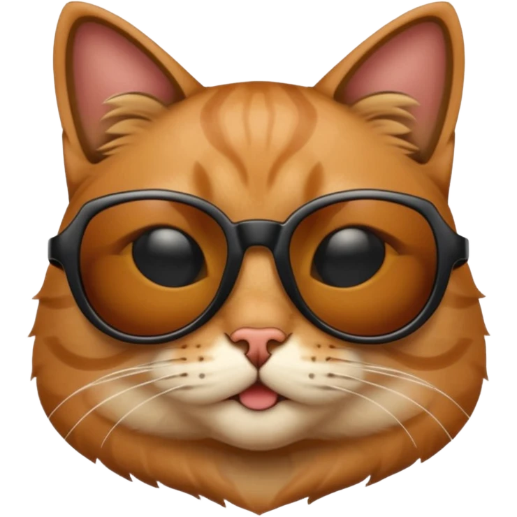 Cat wearing sunglasses emoji