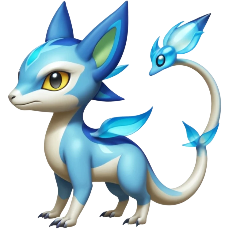 Epic Legendary Bioluminescent Translucent Luminescent Diaphanous Shiny Colorful Meloetta-Latias-Veemon-Peppercat-Wargreymon-Protogen-Fakémon-fusion-hybrid-creature emoji