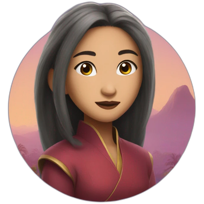 Raya and the last dragon movie, vietnamese girl emoji