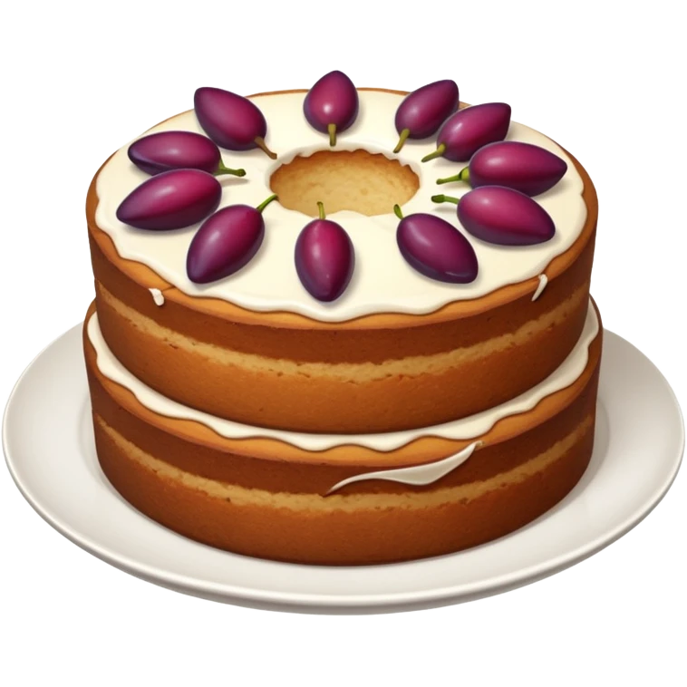 plum cake emoji
