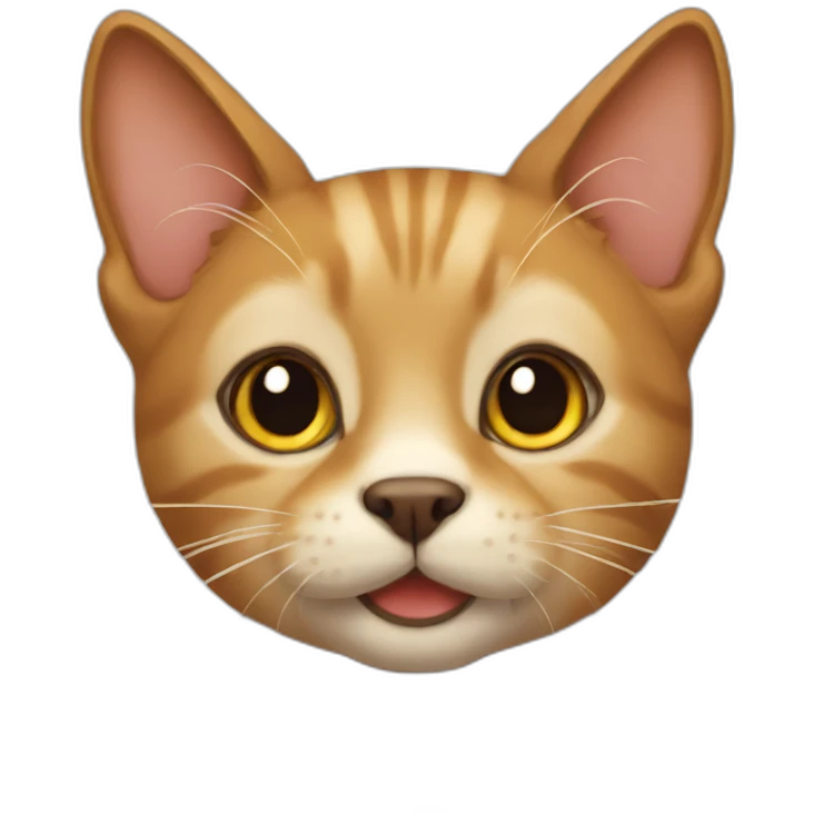 Canine cat emoji