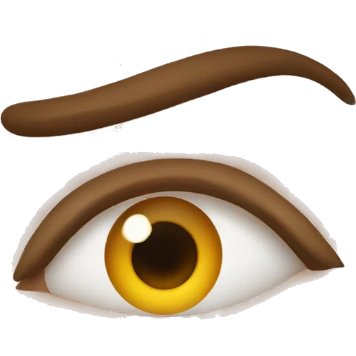 Scar in left eye emoji