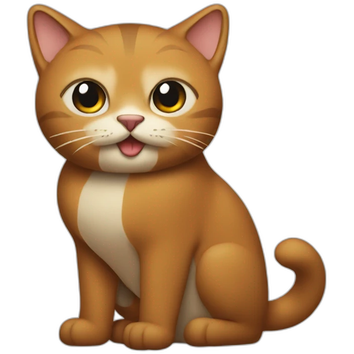 The founding giant is shaped like a cat  emoji