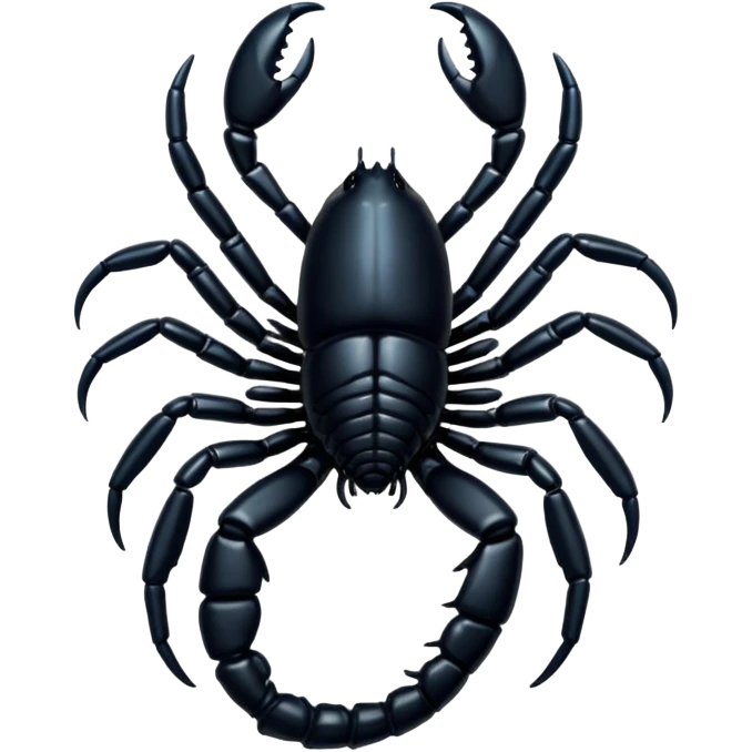 Black coloured scorpio emoji,so that I could copy and paste on my bio emoji