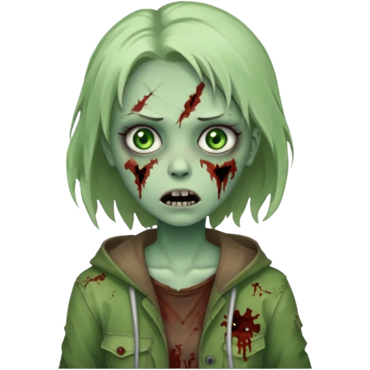zombie girl emoji