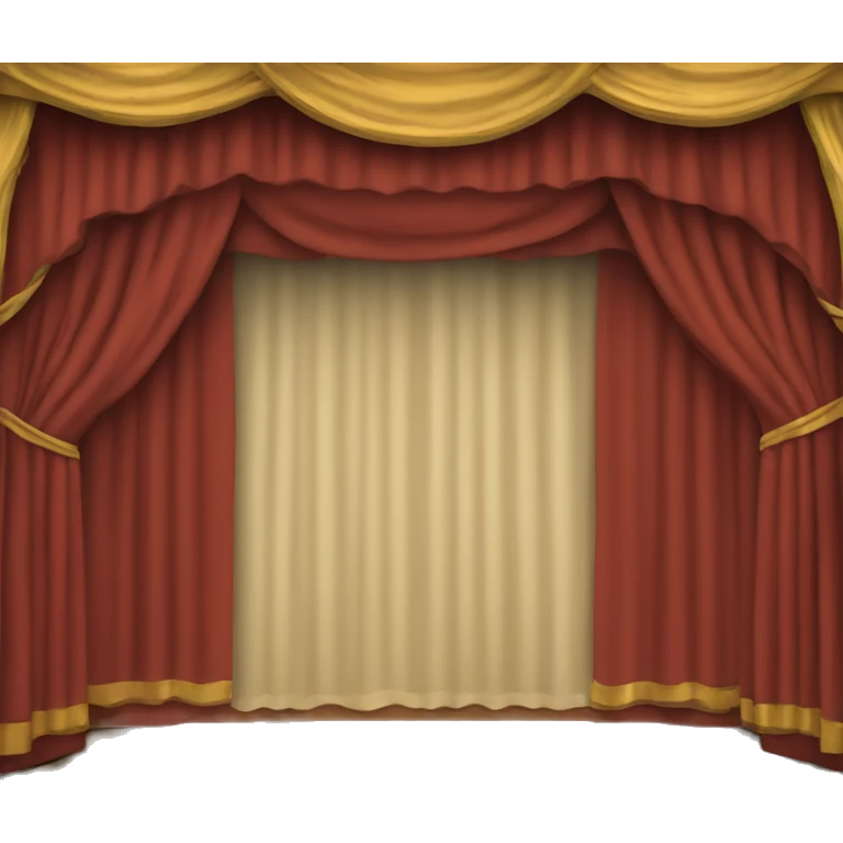 Theater curtain emoji