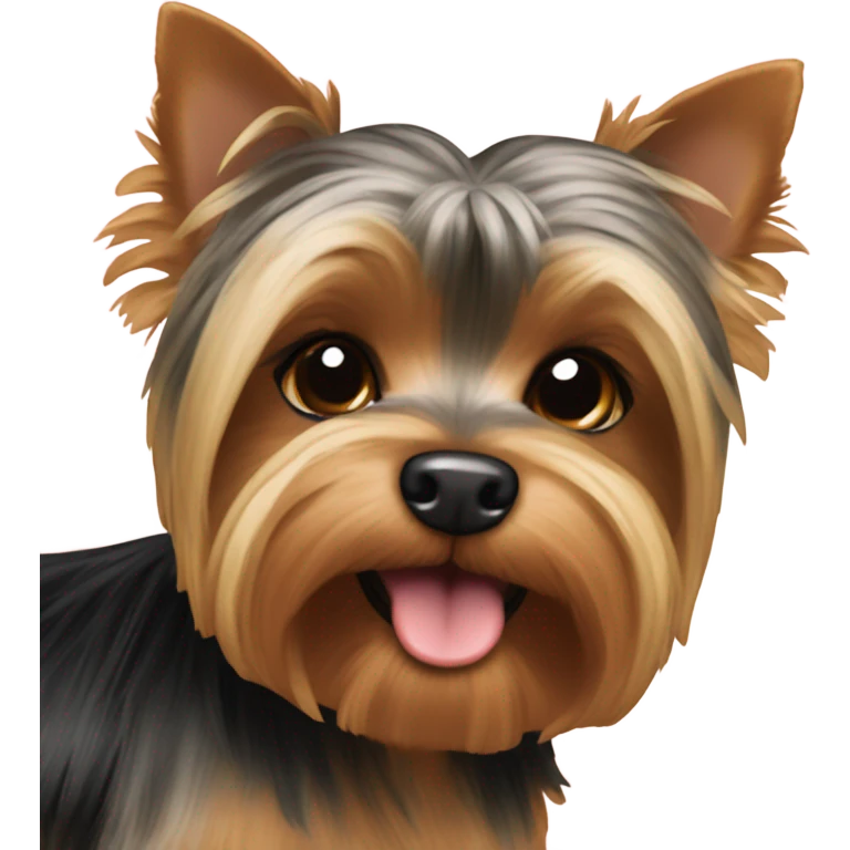 Boxing Day Yorkie dog  emoji