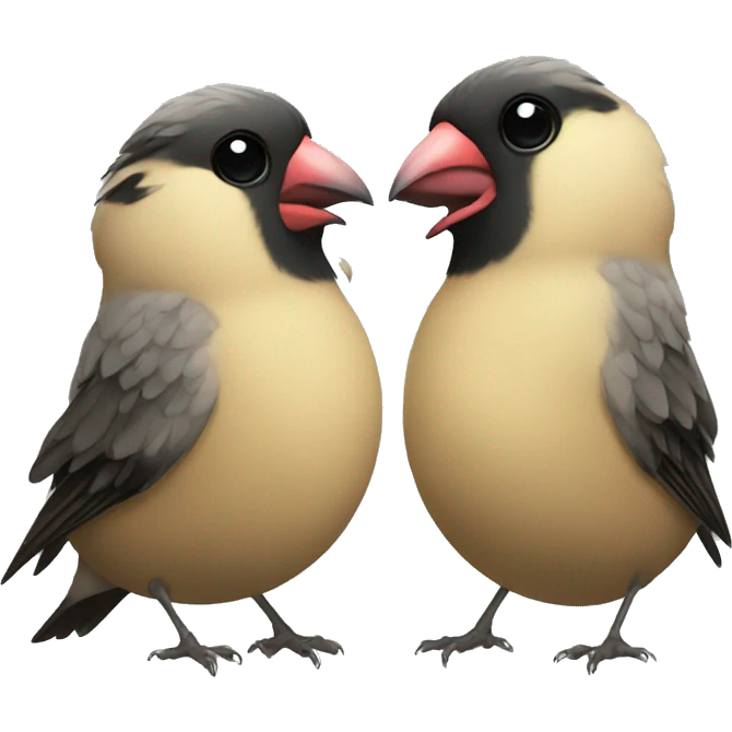 Finch kiss emoji