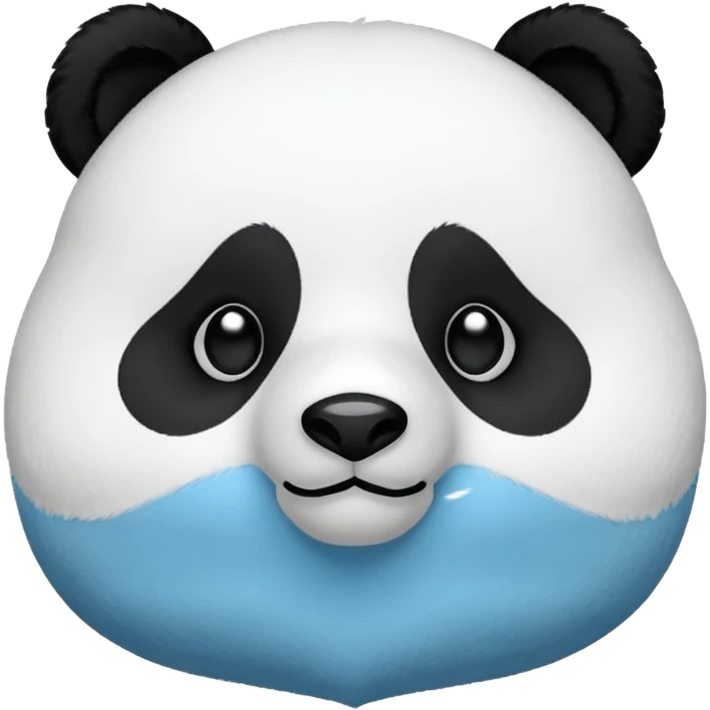 Mavi panda emoji