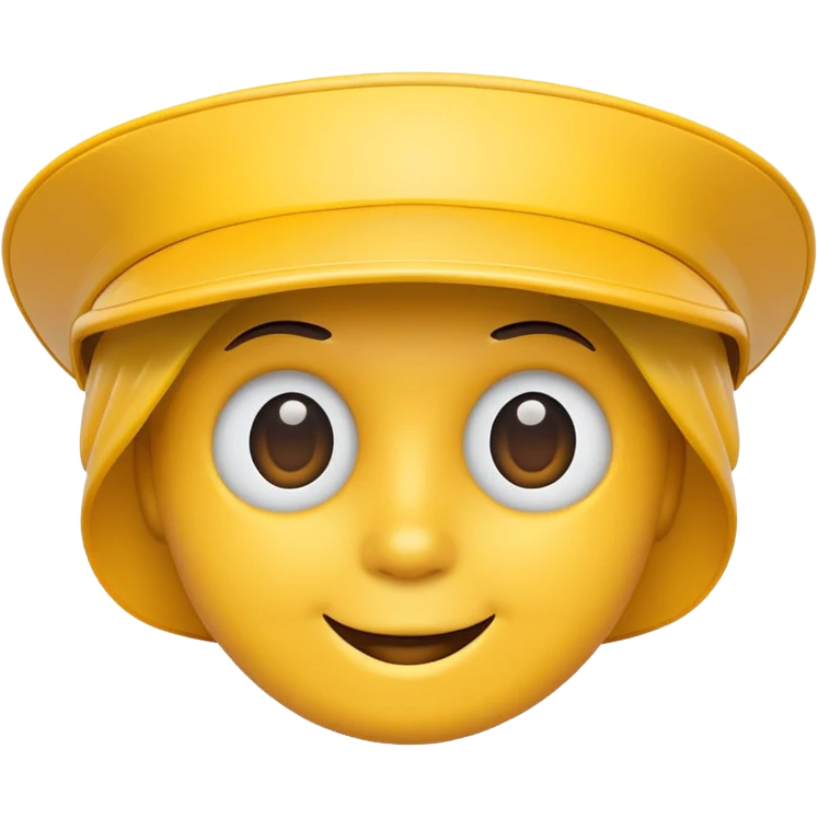 Sun Visor,yellow emoji