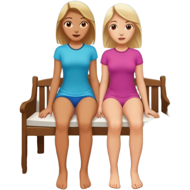 a girl, big butt, white, on her porch, having sex with another girl, no pants emoji