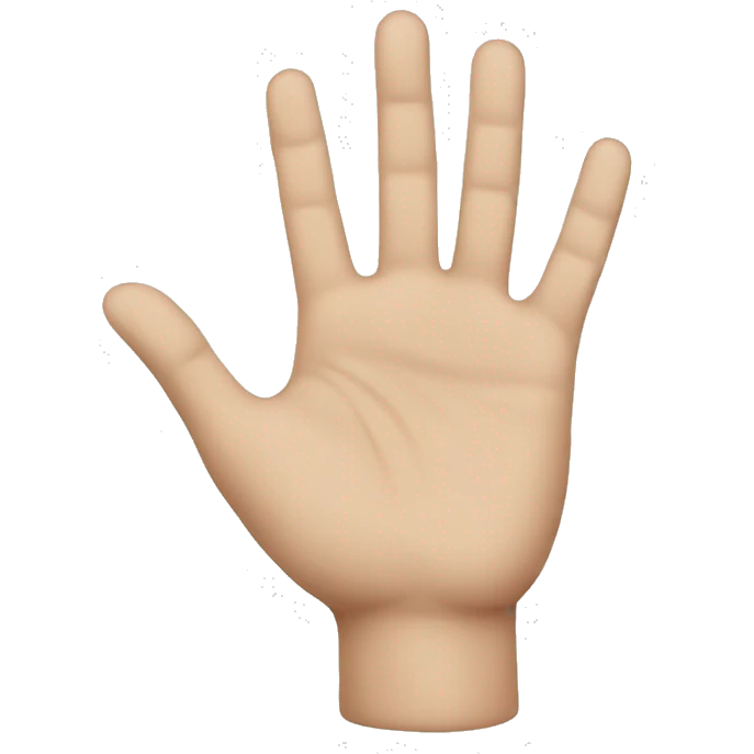 Hand emoji