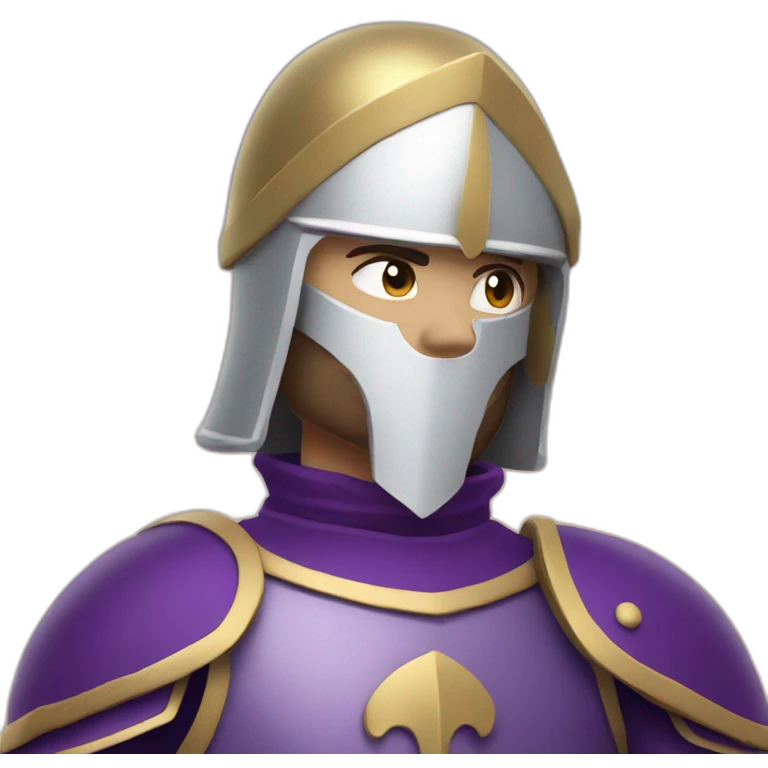 byzantine soldier with white skin and purple armor emoji