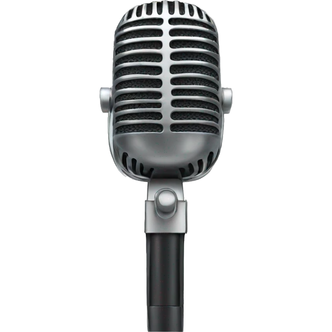 stand microphone emoji