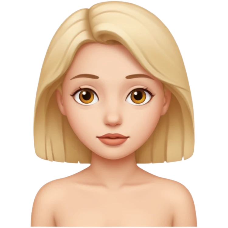 Une fille nue avec un penis dans le vagin emoji