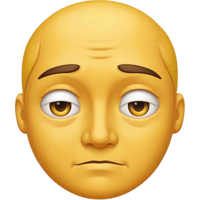 SIDE EYE EMOJI. 👀 like this but on a regular yellow face like this 🙄 emoji