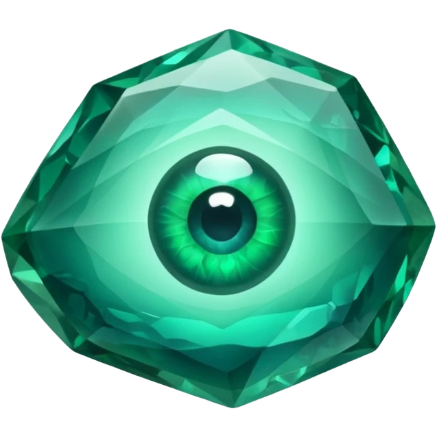 very sharp gem mineral looking like reefs, very shiny with two eyes emoji