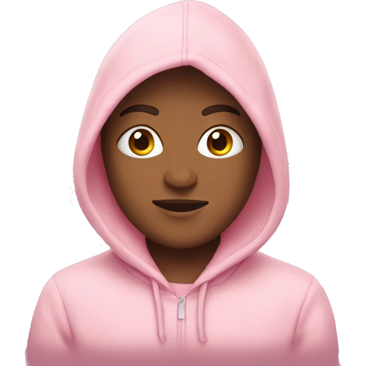 Light pink hoodie emoji