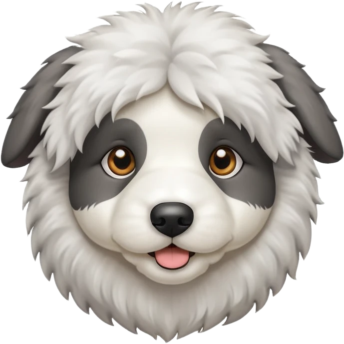 Old English sheep dog puppy emoji