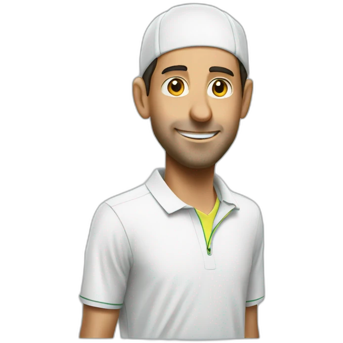 tennis player djokovic emoji