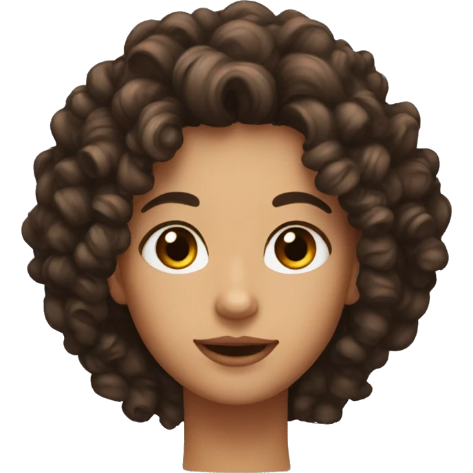 Spawns a teen with curls and dark brown eyes emoji