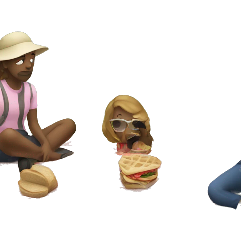 Picnic at the park emoji