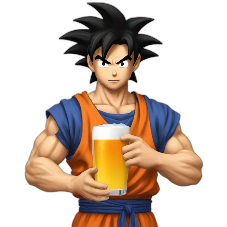 goku drinking mate emoji