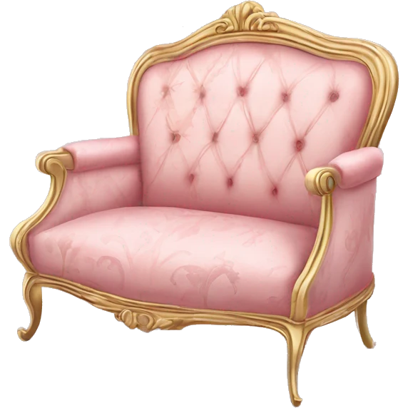 Marie Antoinette style furniture emoji