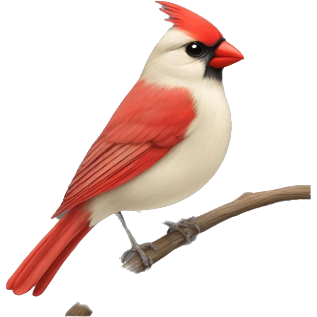 CARDENAL TUNICA ROJA PIEL BLANCA emoji