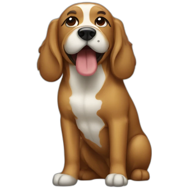 Dog vomits emoji